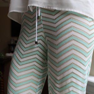 Mint & White lounge pants